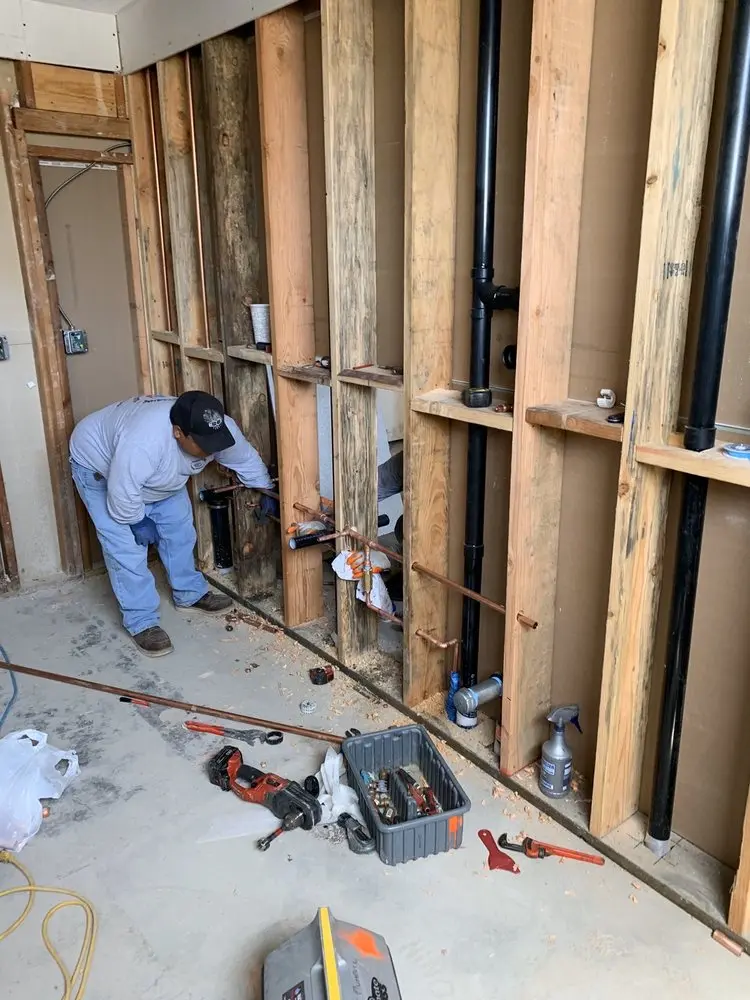 Commercial rough-in plumbing for Gas Line Repair in Lakehills